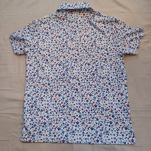 BirdieBound Floral-Print Golf Polo Men's Size Medium - Picture 5 of 8